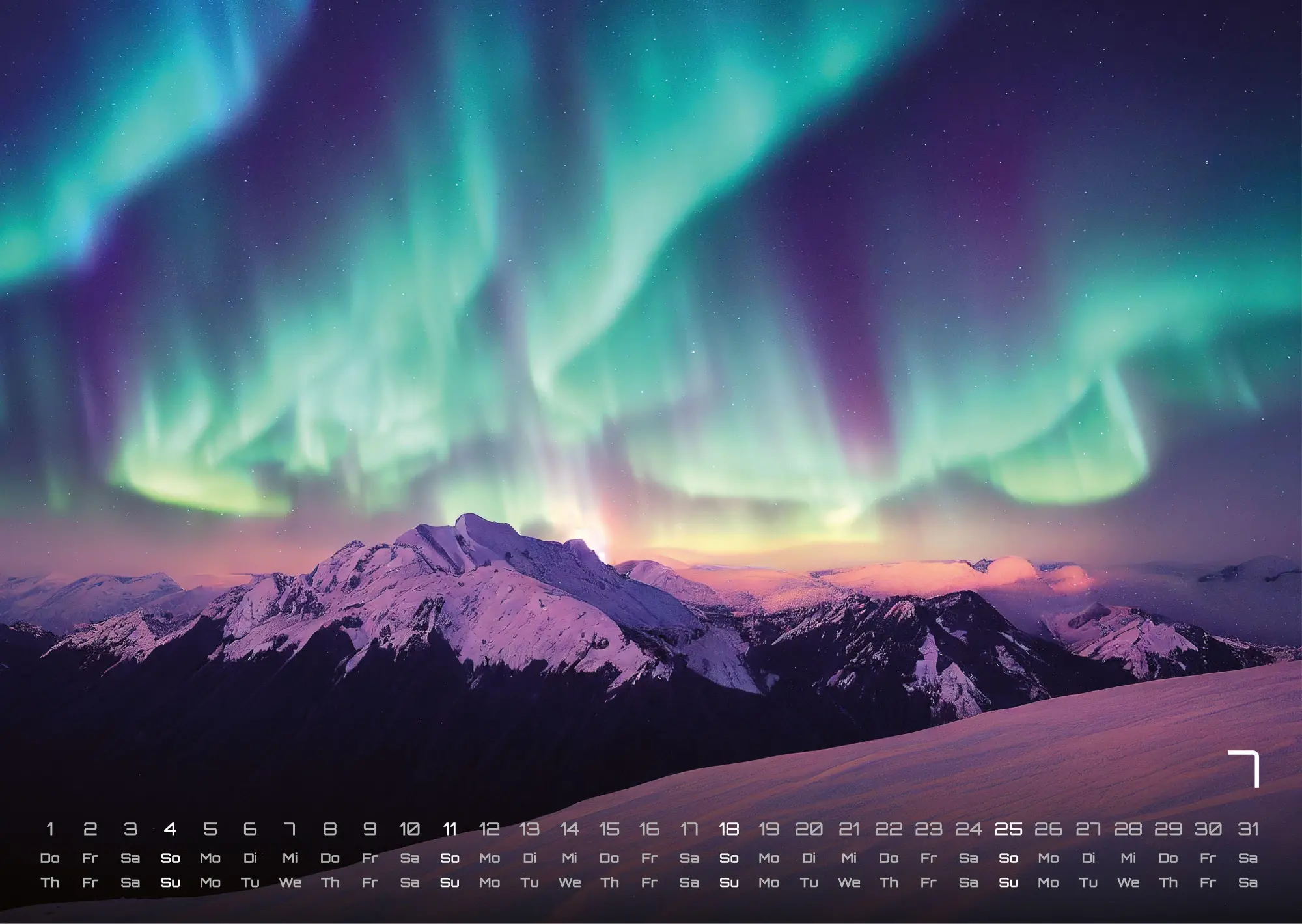 Bild: 9783986736804 | Polarlichter - grandiose Naturschauspiele - 2027 - Kalender DIN A3