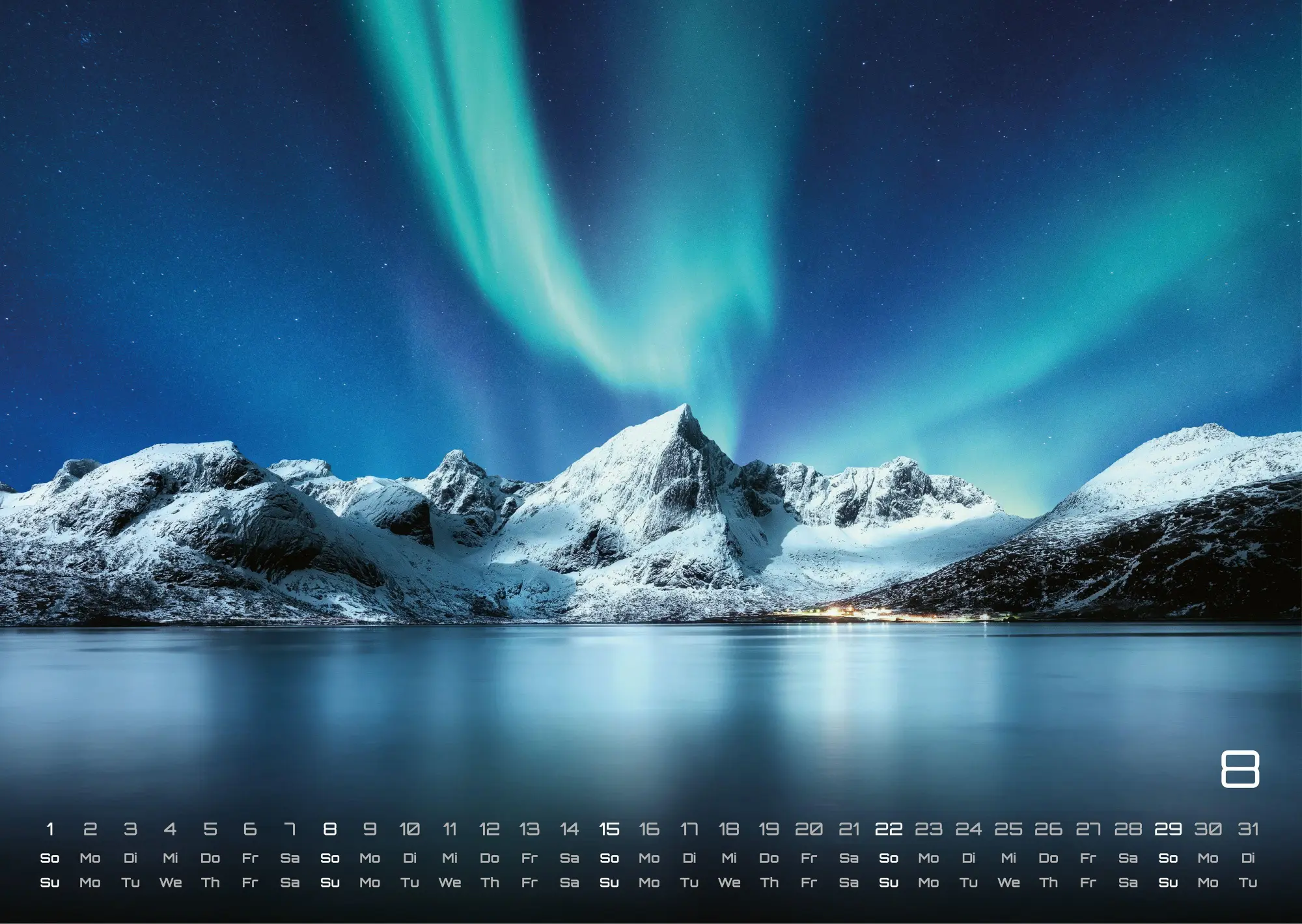 Bild: 9783986736804 | Polarlichter - grandiose Naturschauspiele - 2027 - Kalender DIN A3
