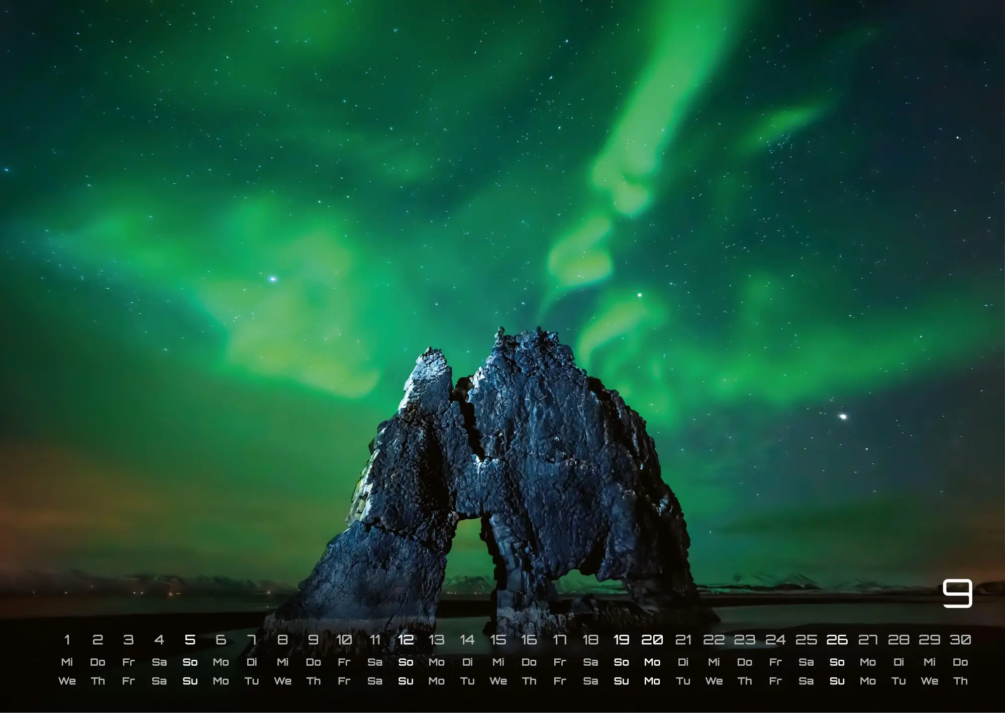 Bild: 9783986736804 | Polarlichter - grandiose Naturschauspiele - 2027 - Kalender DIN A3