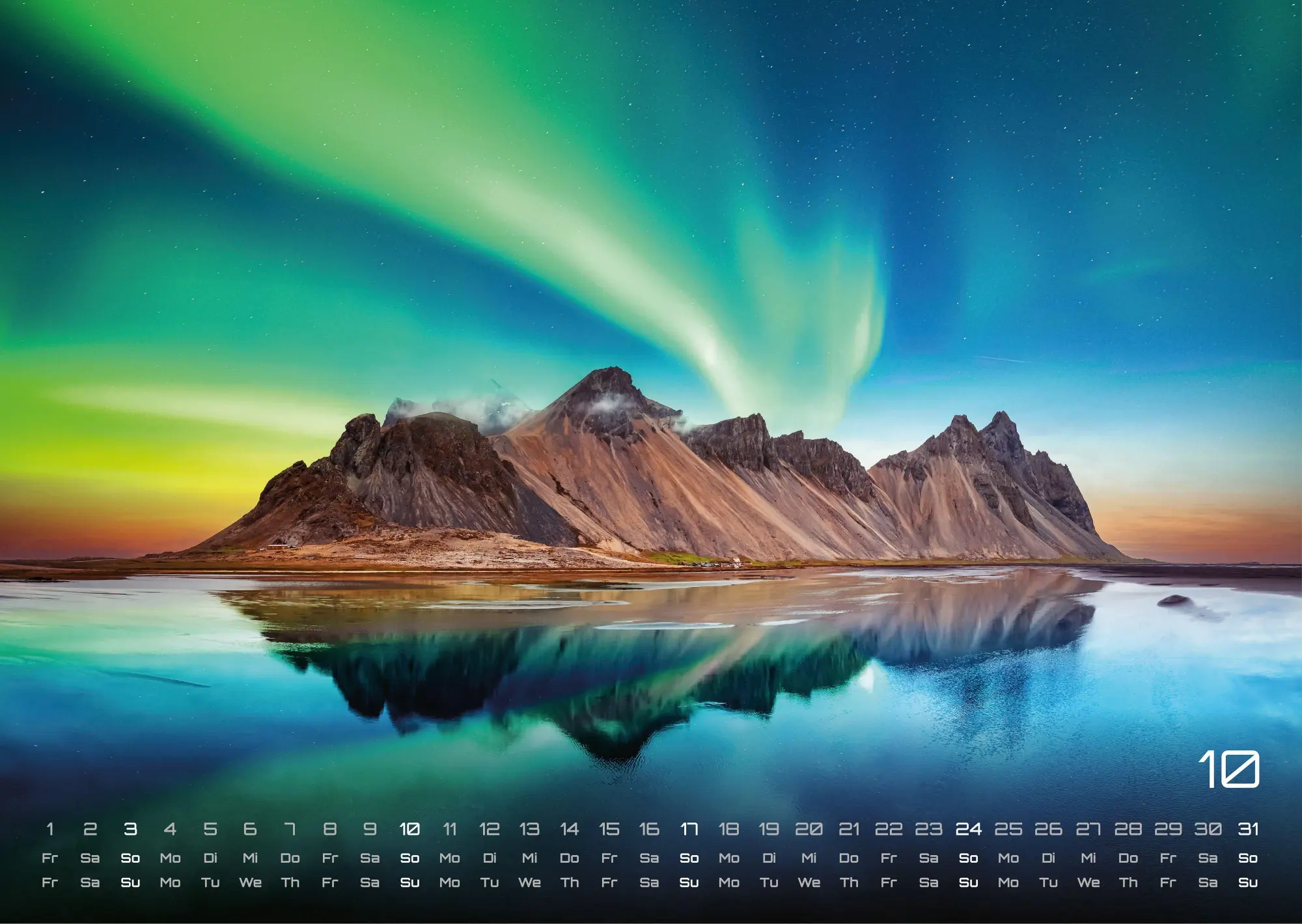 Bild: 9783986736804 | Polarlichter - grandiose Naturschauspiele - 2027 - Kalender DIN A3