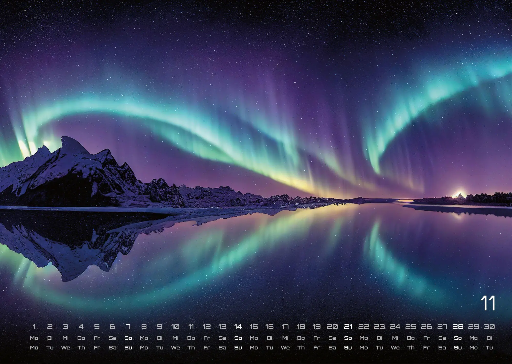 Bild: 9783986736804 | Polarlichter - grandiose Naturschauspiele - 2027 - Kalender DIN A3