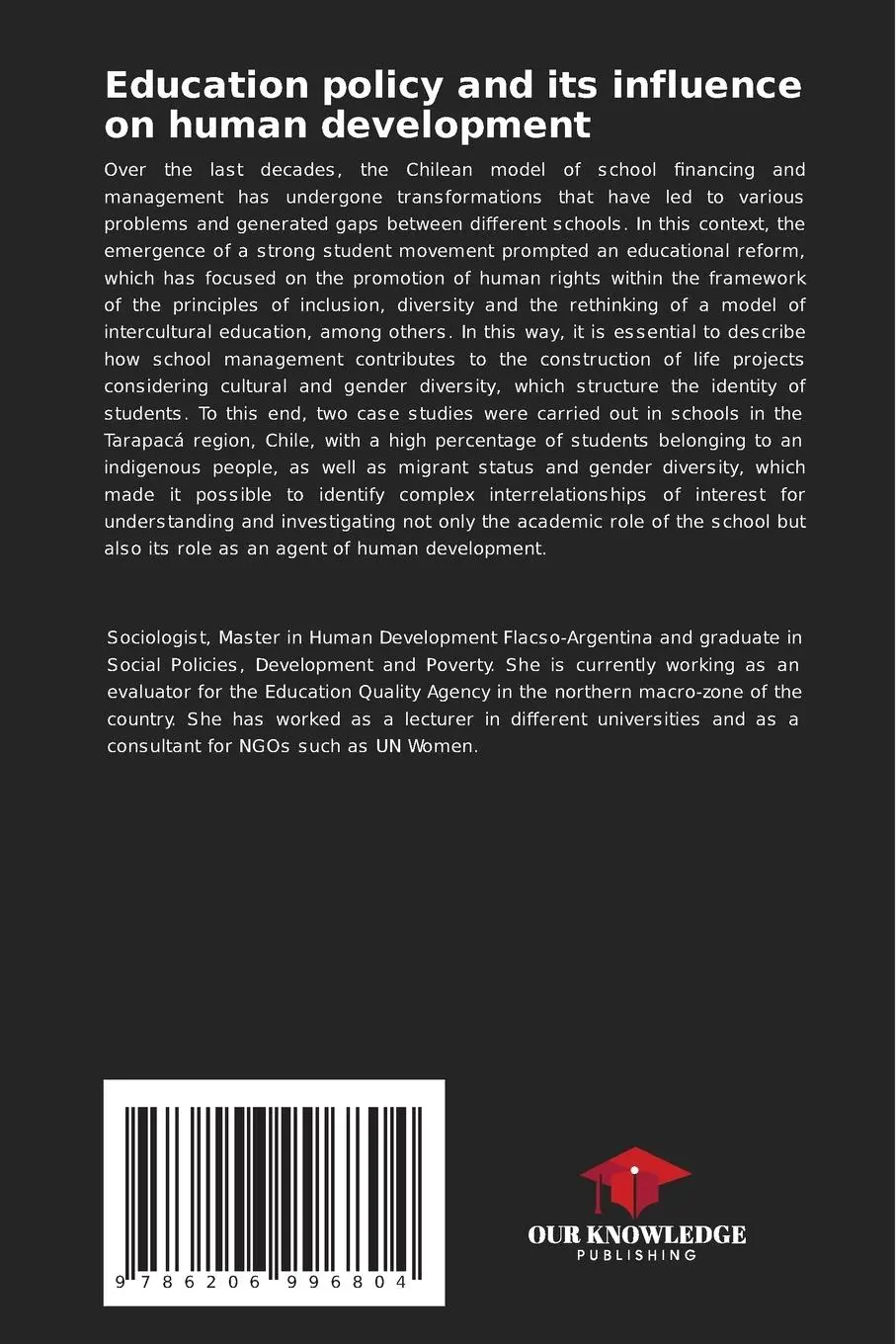 Rückseite: 9786206996804 | Education policy and its influence on human development | Chávez
