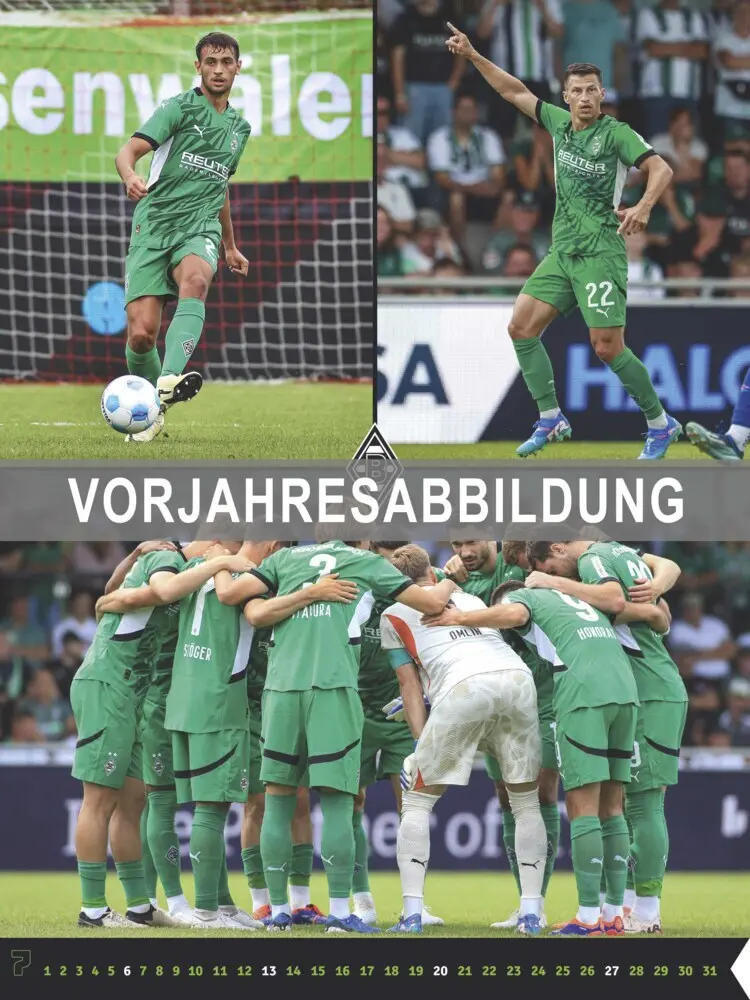 Bild: 4069095006904 | Borussia Mönchengladbach 2026 Wandkalender XL - Fußballkalender -...