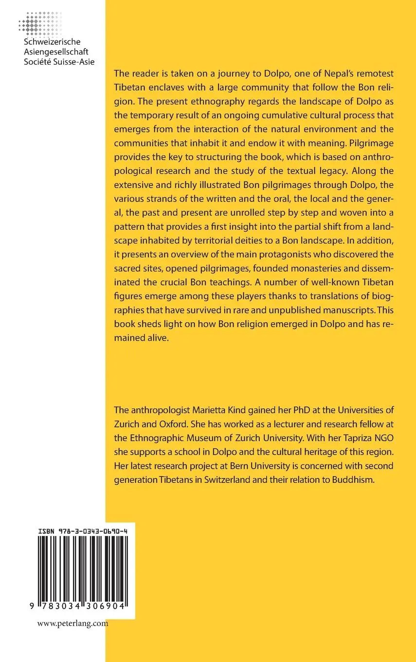 Rückseite: 9783034306904 | The Bon Landscape of Dolpo | Marietta Kind | Buch | Gebunden | 2012