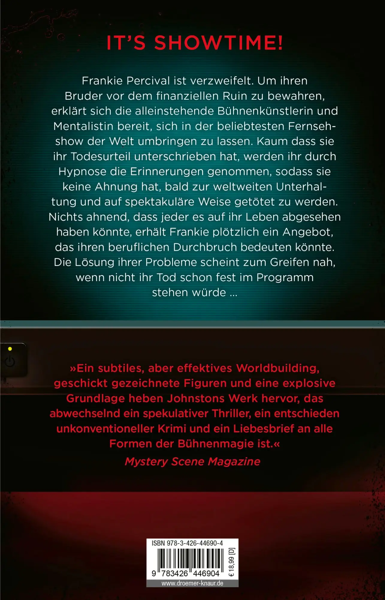 Rückseite: 9783426446904 | Death TV | Bryan Johnston | Taschenbuch | 368 S. | Deutsch | 2024