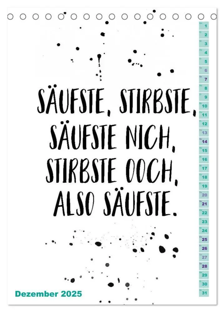 Bild: 9783435976904 | BERLINERISCH Lustige Sprüche (Tischkalender 2025 DIN A5 hoch),...