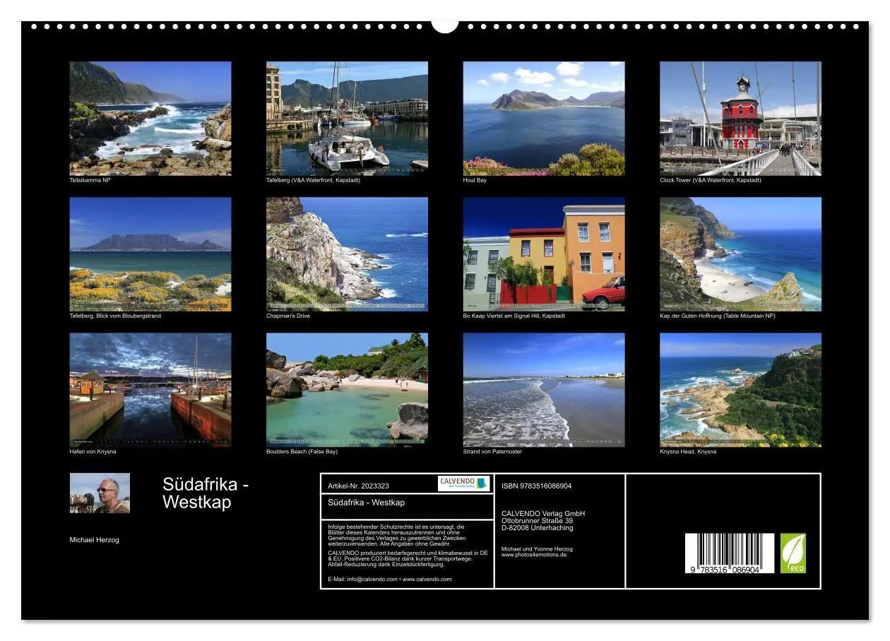 Bild: 9783516086904 | Südafrika - Westkap (hochwertiger Premium Wandkalender 2026 DIN A2...