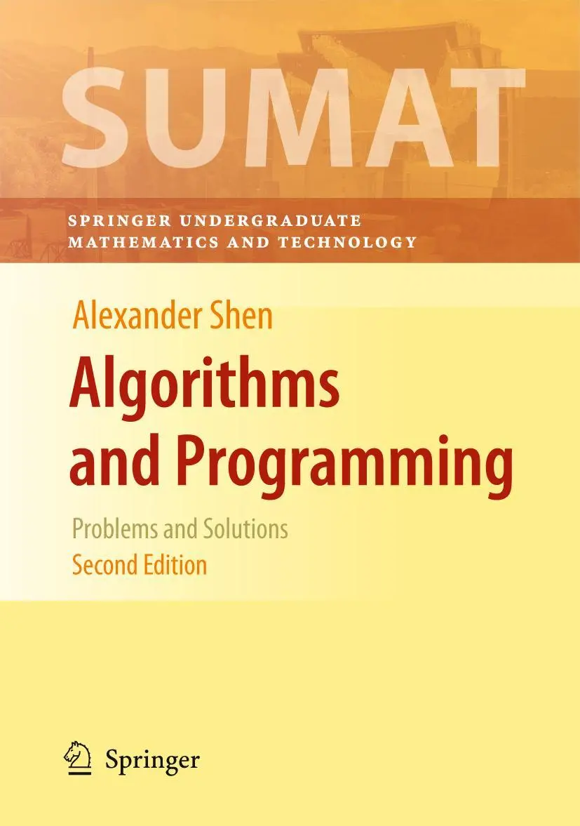 Cover: 9781493937004 | Algorithms and Programming | Problems and Solutions | Alexander Shen