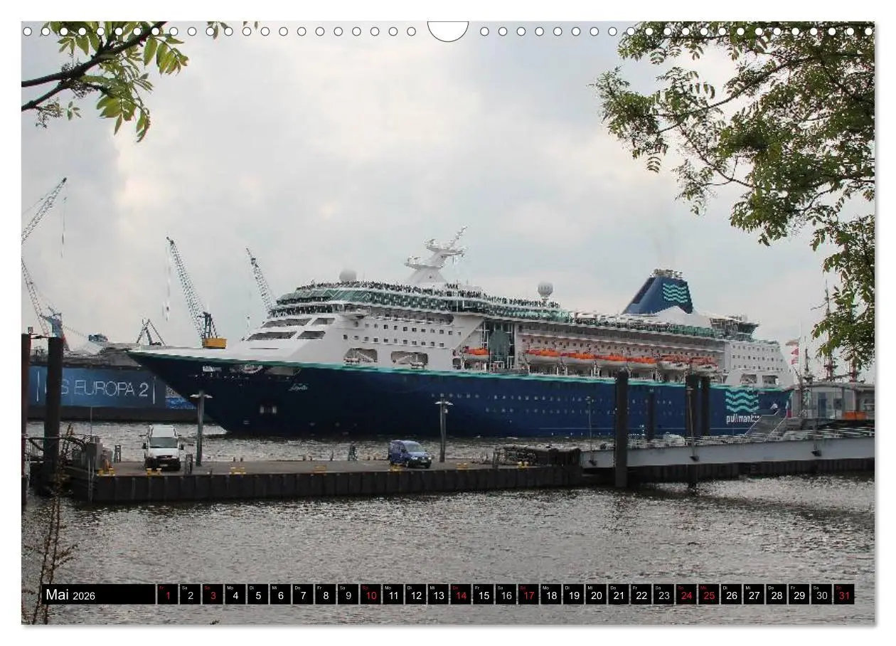 Bild: 9783516117004 | Kreuzfahrtschiffe in Hamburg (Wandkalender 2026 DIN A3 quer),...