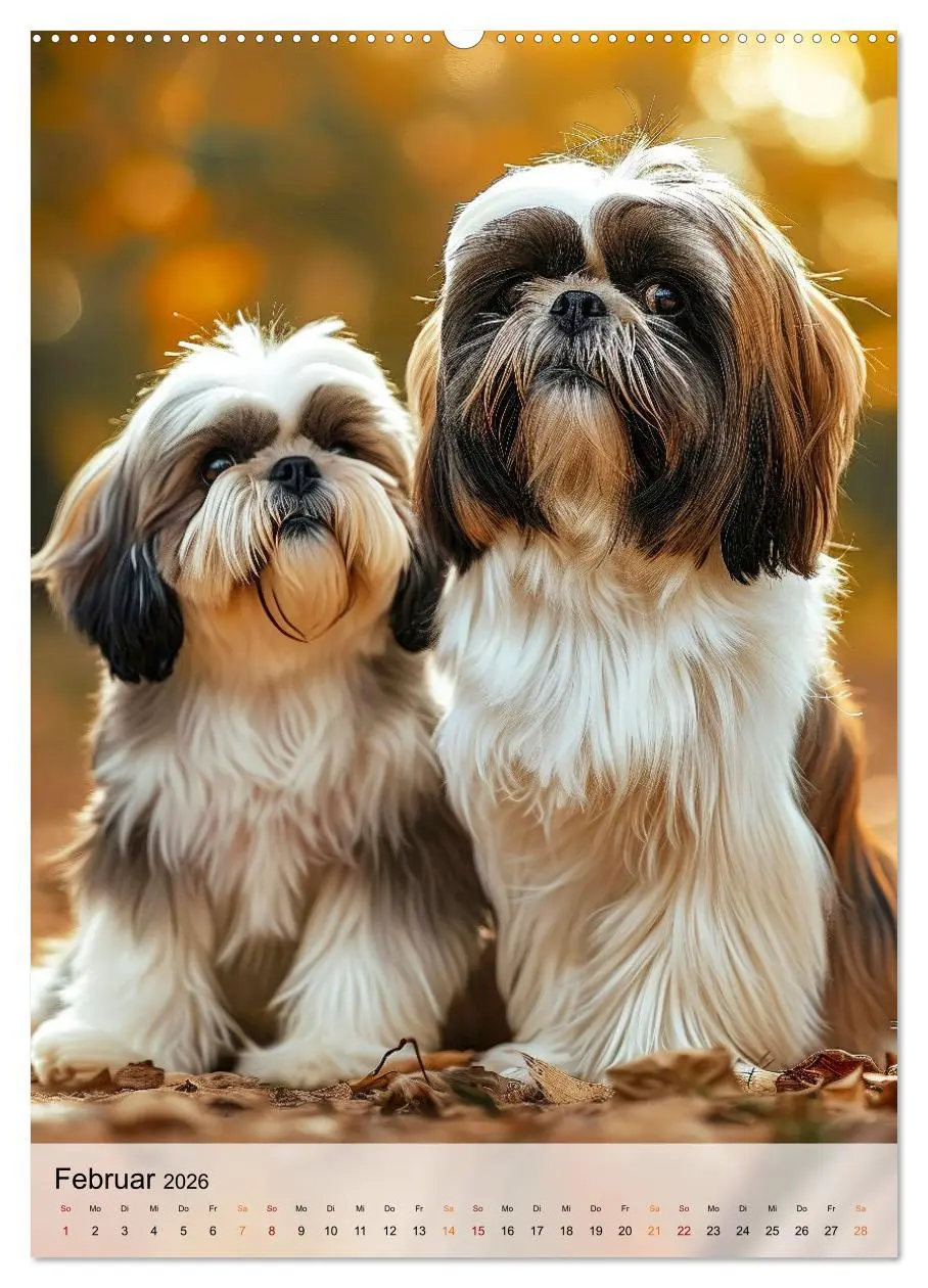 Bild: 9783516287004 | Shih Tzu - immer im Mittelpunkt (Wandkalender 2026 DIN A2 hoch),...