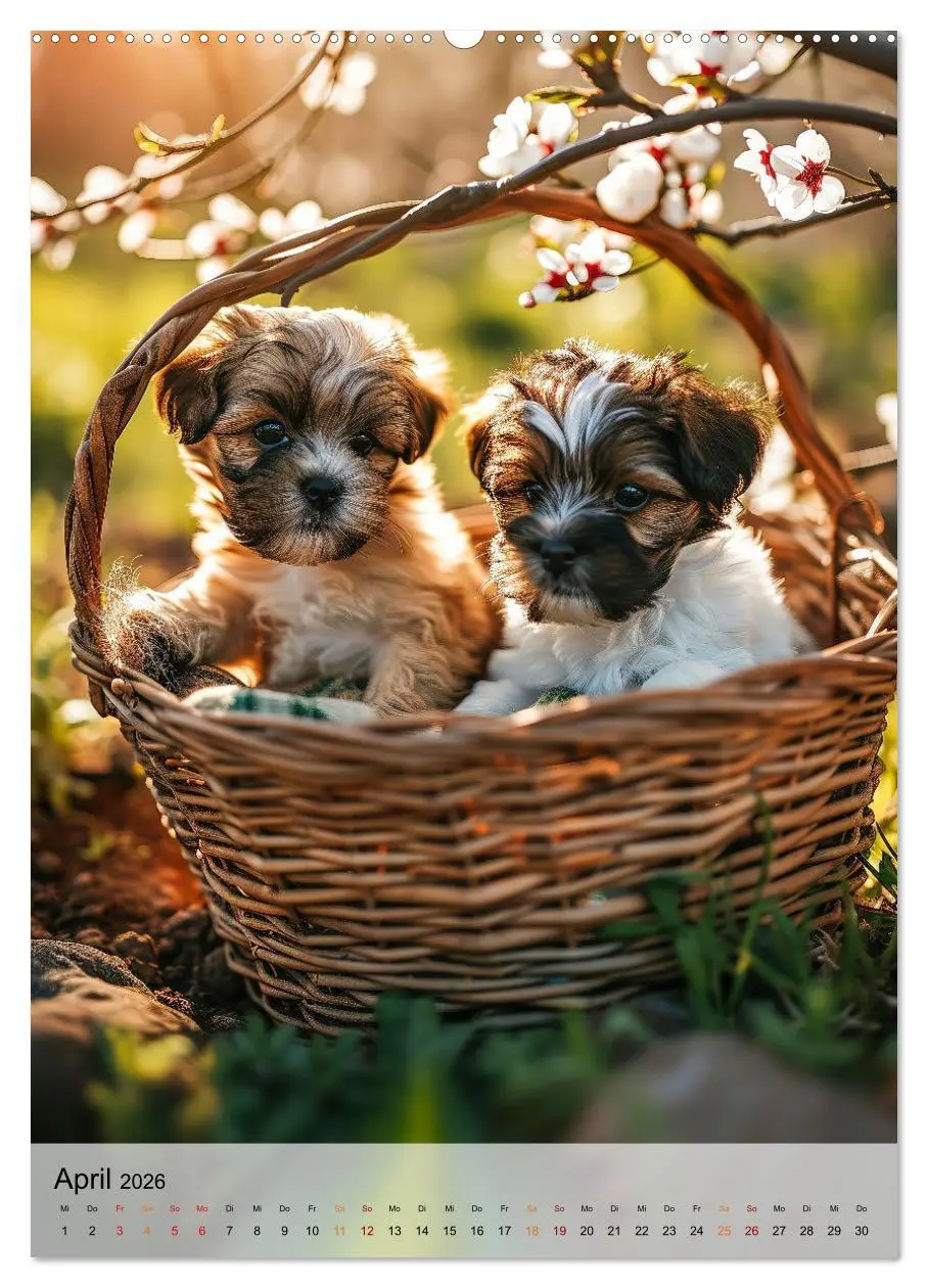 Bild: 9783516287004 | Shih Tzu - immer im Mittelpunkt (Wandkalender 2026 DIN A2 hoch),...