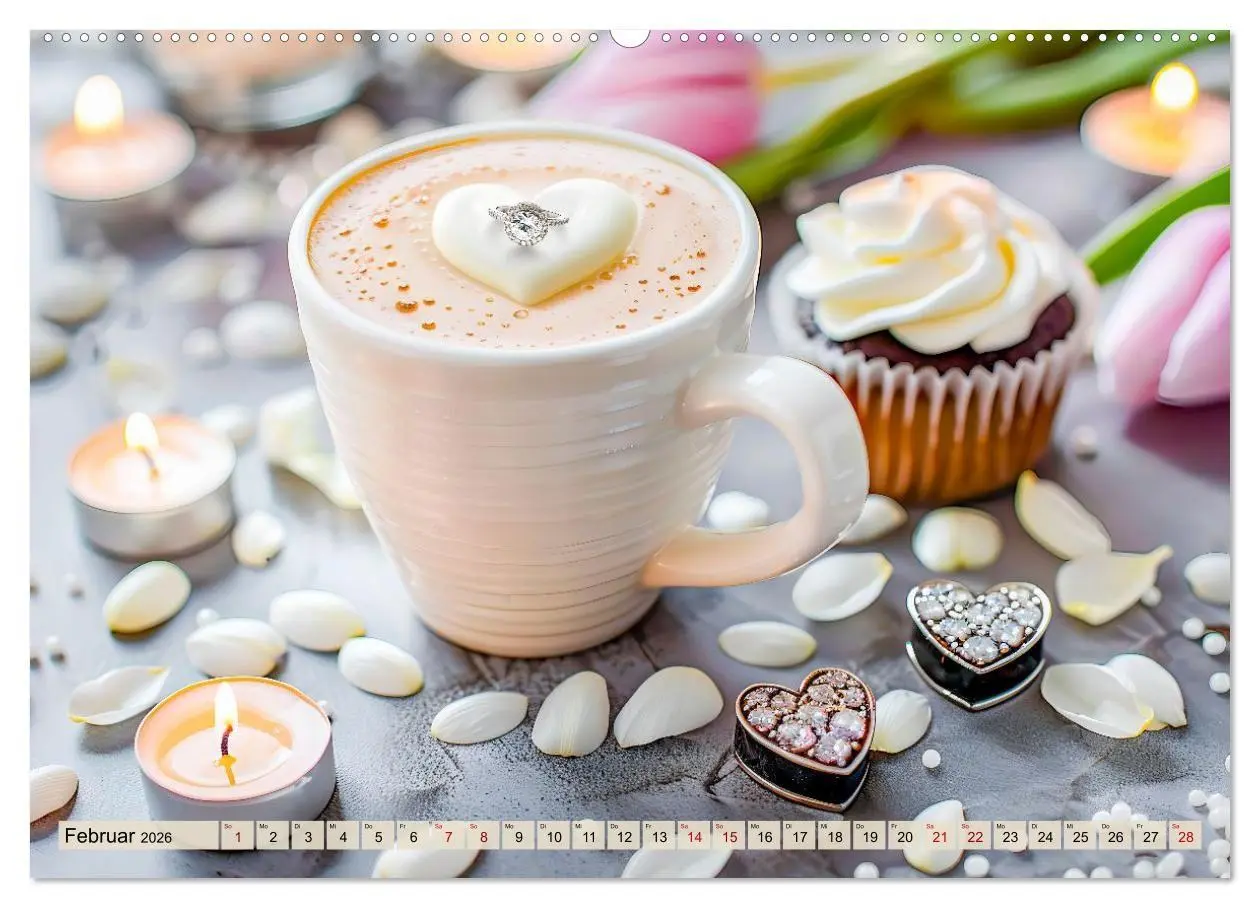 Bild: 9783516667004 | Cappuccino, Latte und mehr - Der große Kaffeekalender (Wandkalender...