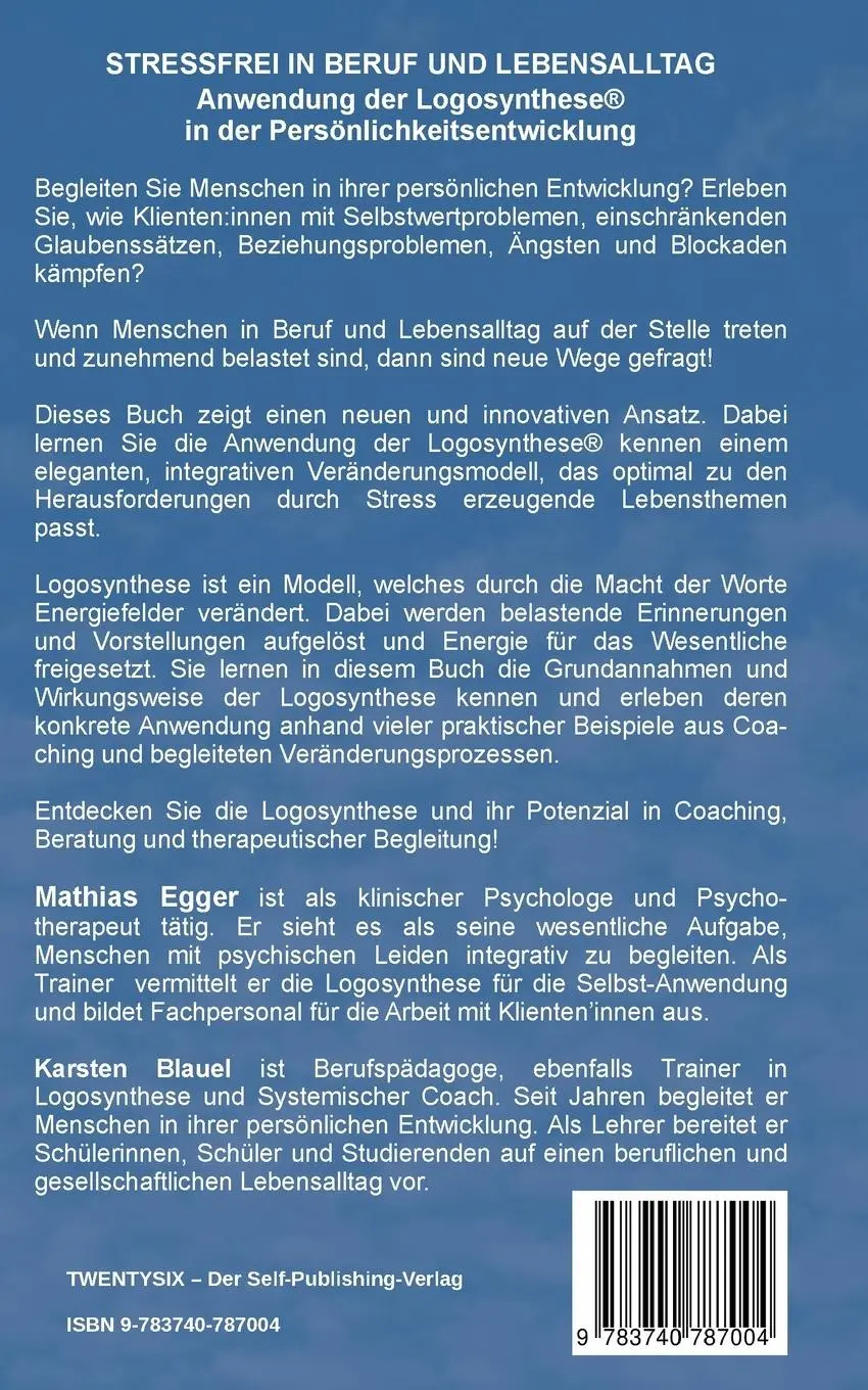 Rückseite: 9783740787004 | Stressfrei in Beruf und Lebensalltag | Karsten Blauel (u. a.) | Buch