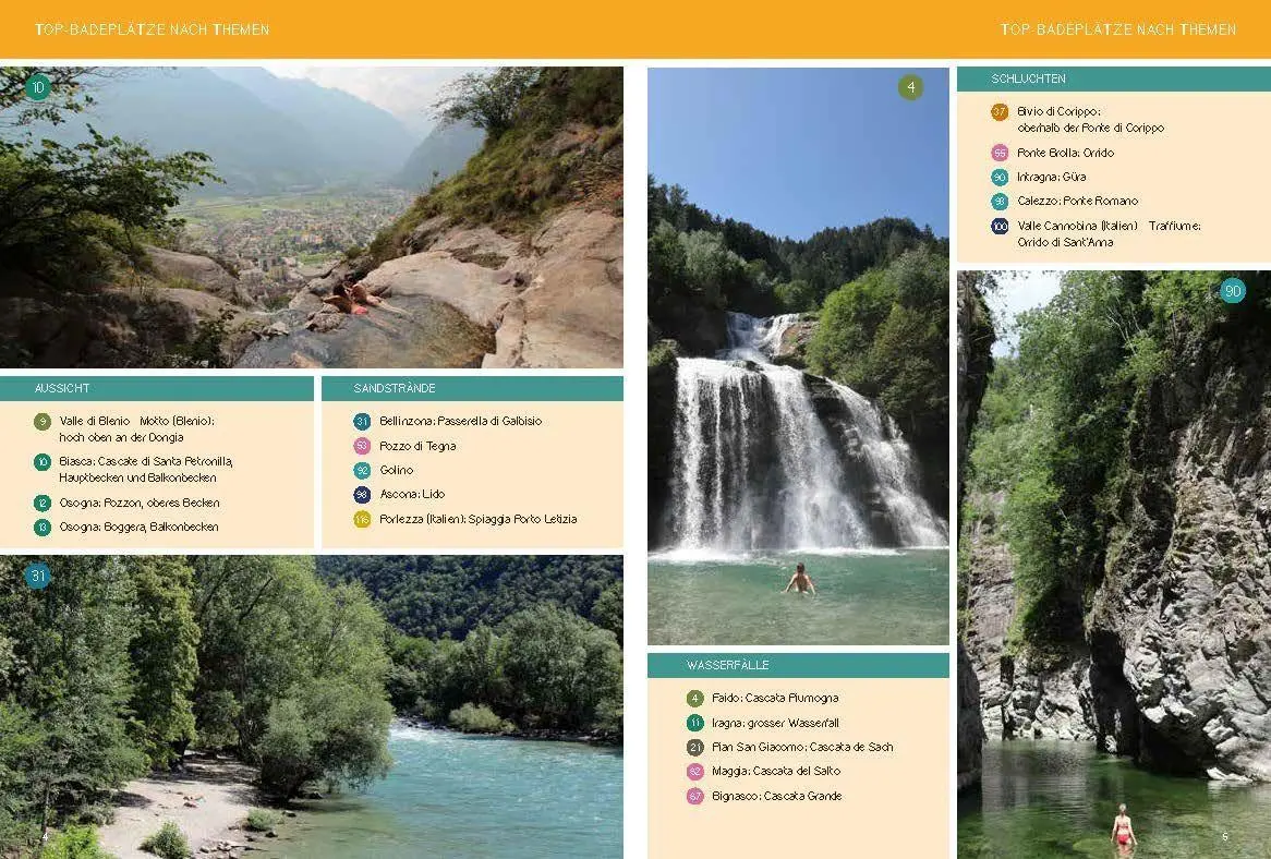 Bild: 9783907267004 | TESSIN | Die schönsten Badeplätze an Seen, Flüssen und Wasserfällen