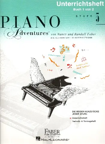 Cover: 9781616777104 | Piano Adventures: Unterrichtsheft Stufe 5 | Nancy Faber_Randall Faber