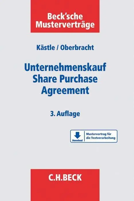 Cover: 9783406697104 | Unternehmenskauf/Share Purchase Agreement | Kästle | Taschenbuch | XX