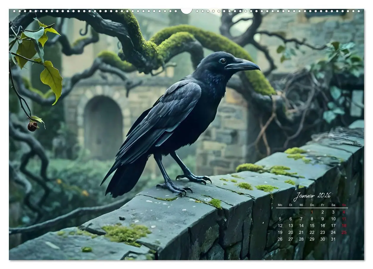 Bild: 9783457257104 | Schattenkuss - Tiere in den Armen der Nacht (Wandkalender 2026 DIN...