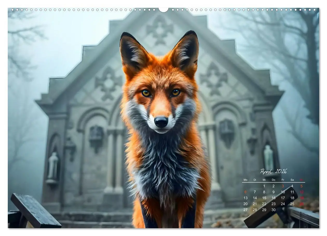 Bild: 9783457257104 | Schattenkuss - Tiere in den Armen der Nacht (Wandkalender 2026 DIN...