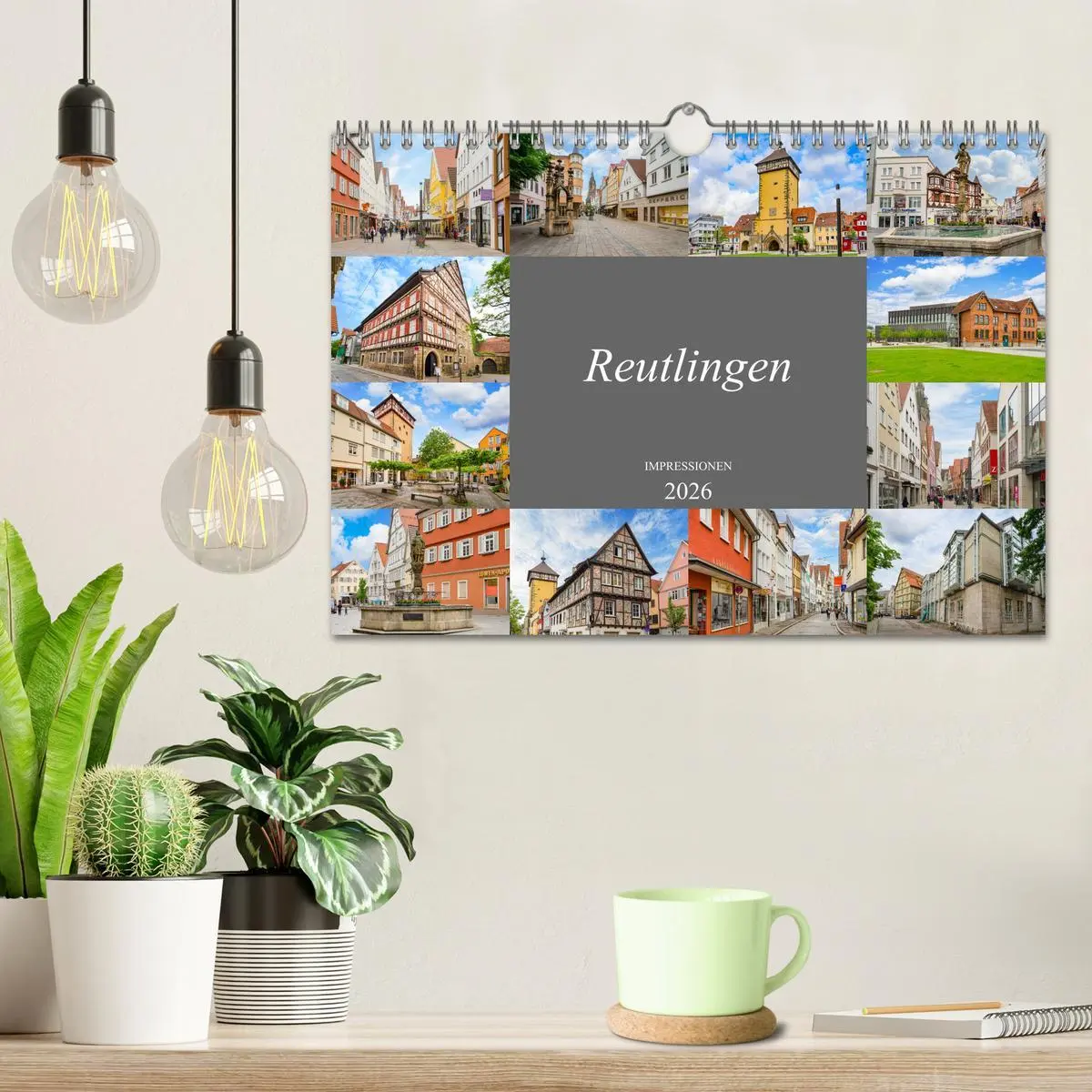 Bild: 9783457637104 | Reutlingen Impressionen (Wandkalender 2026 DIN A4 quer), CALVENDO...