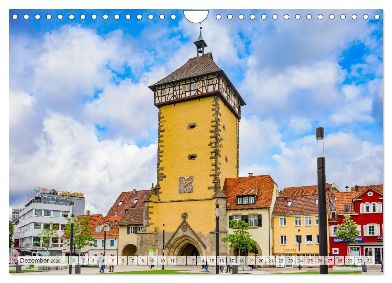 Bild: 9783457637104 | Reutlingen Impressionen (Wandkalender 2026 DIN A4 quer), CALVENDO...