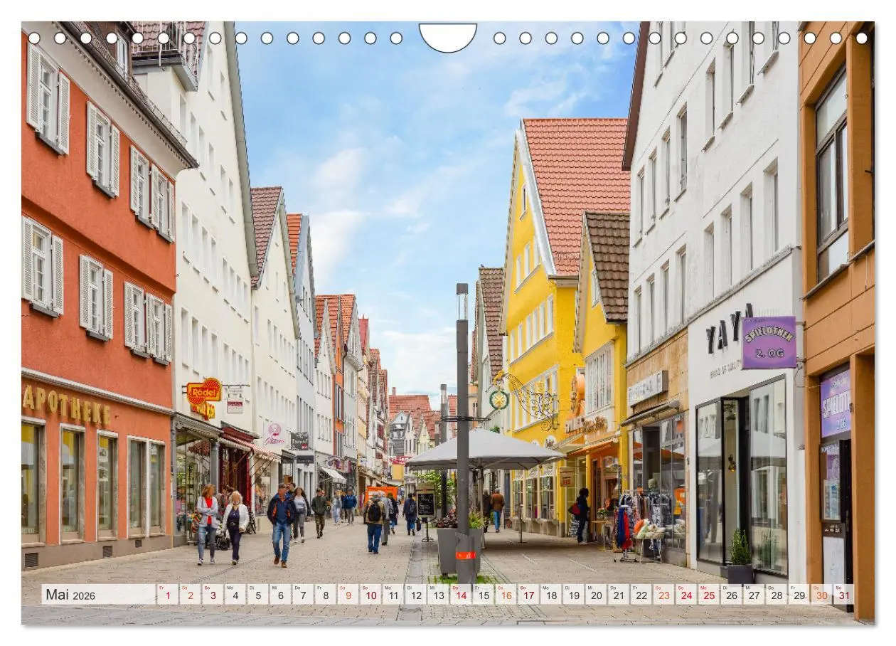 Bild: 9783457637104 | Reutlingen Impressionen (Wandkalender 2026 DIN A4 quer), CALVENDO...