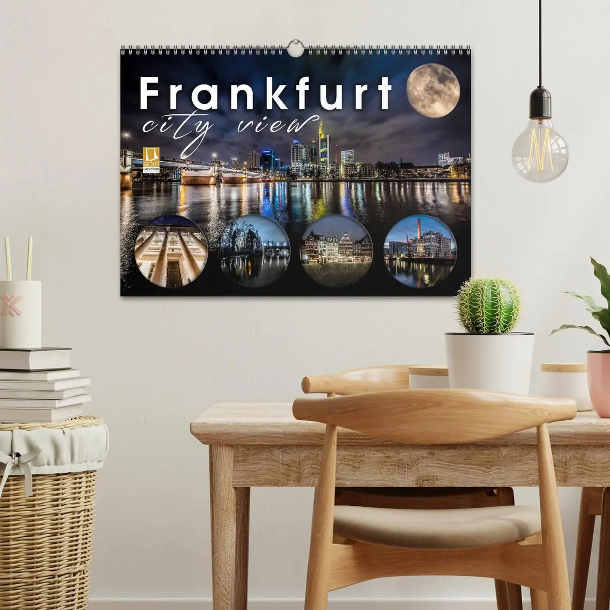 Bild: 9783457877104 | Frankfurt city view (Wandkalender 2026 DIN A3 quer), CALVENDO...