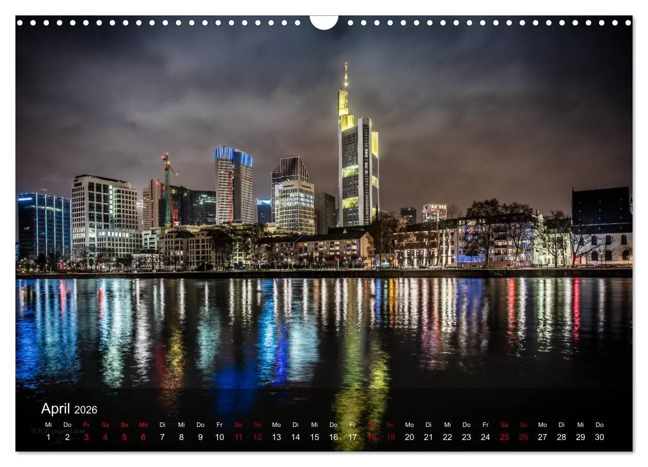 Bild: 9783457877104 | Frankfurt city view (Wandkalender 2026 DIN A3 quer), CALVENDO...