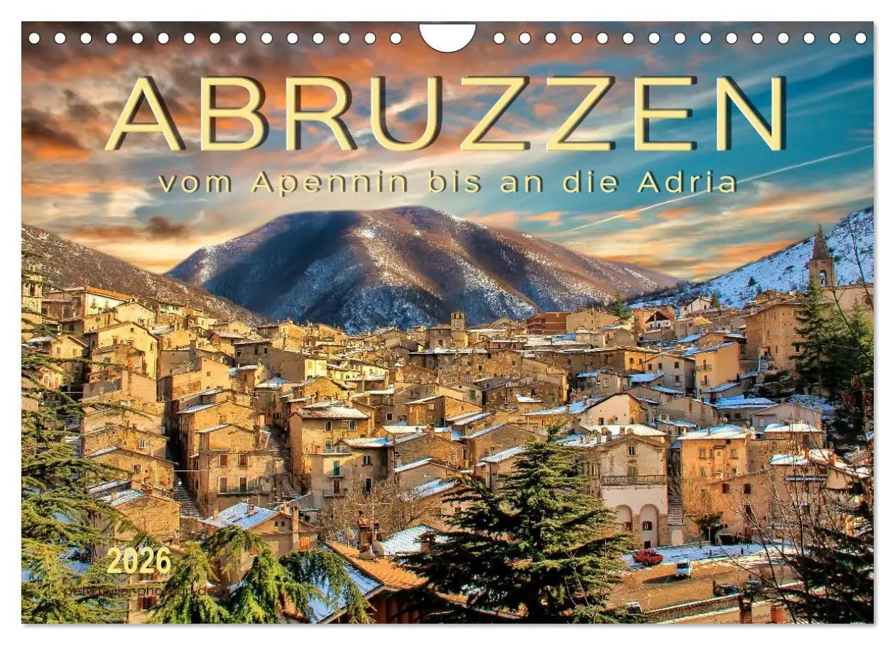 Cover: 9783457947104 | Abruzzen, vom Apennin bis an die Adria (Wandkalender 2026 DIN A4...