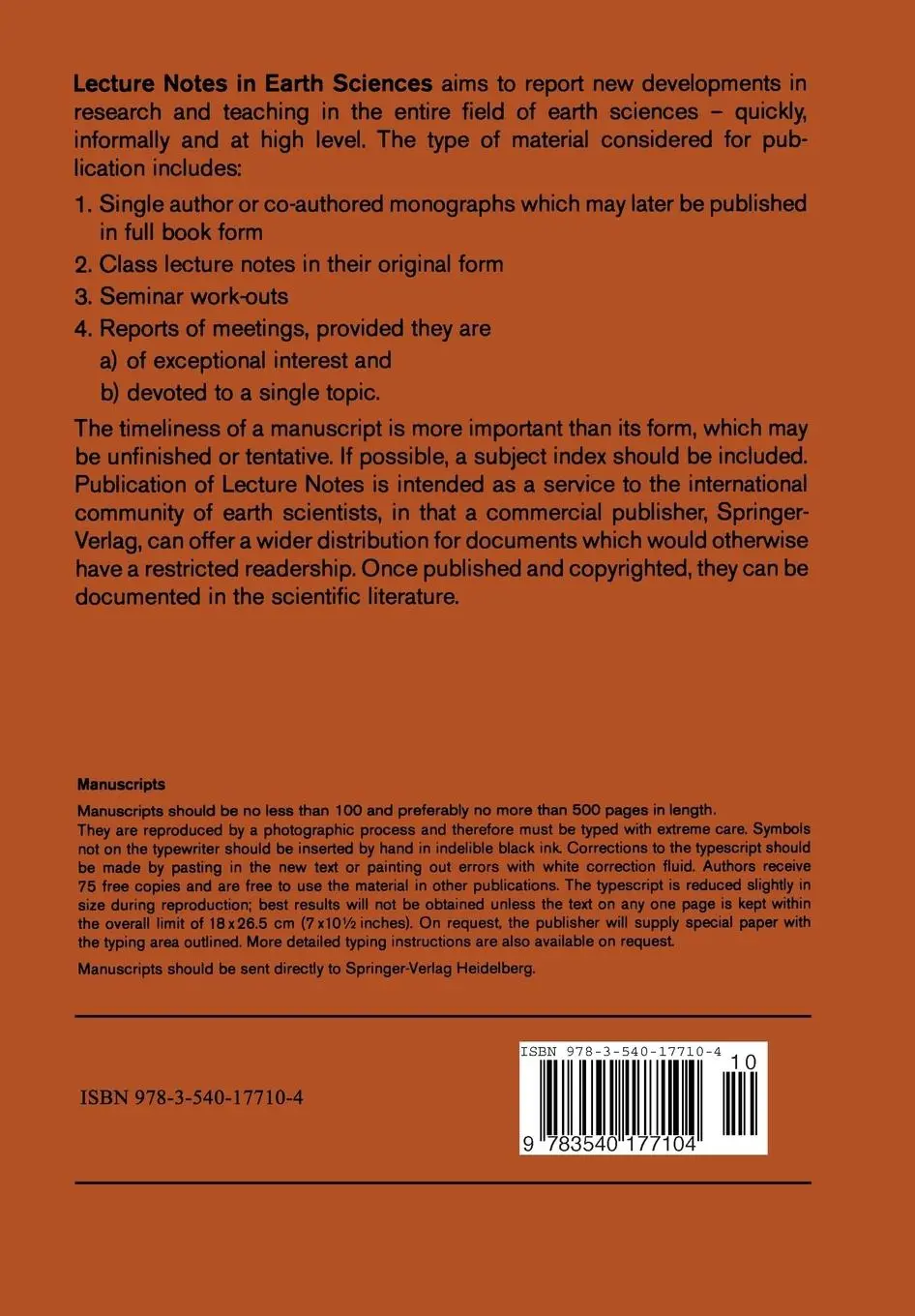 Rückseite: 9783540177104 | The Zechstein Facies in Europe | Tadeusz M. Peryt | Taschenbuch | v