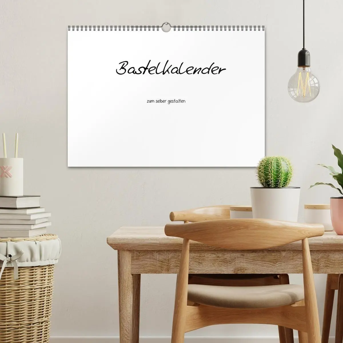 Bild: 9783594187104 | Bastelkalender - Weiss (Wandkalender 2027 DIN A3 quer), CALVENDO...