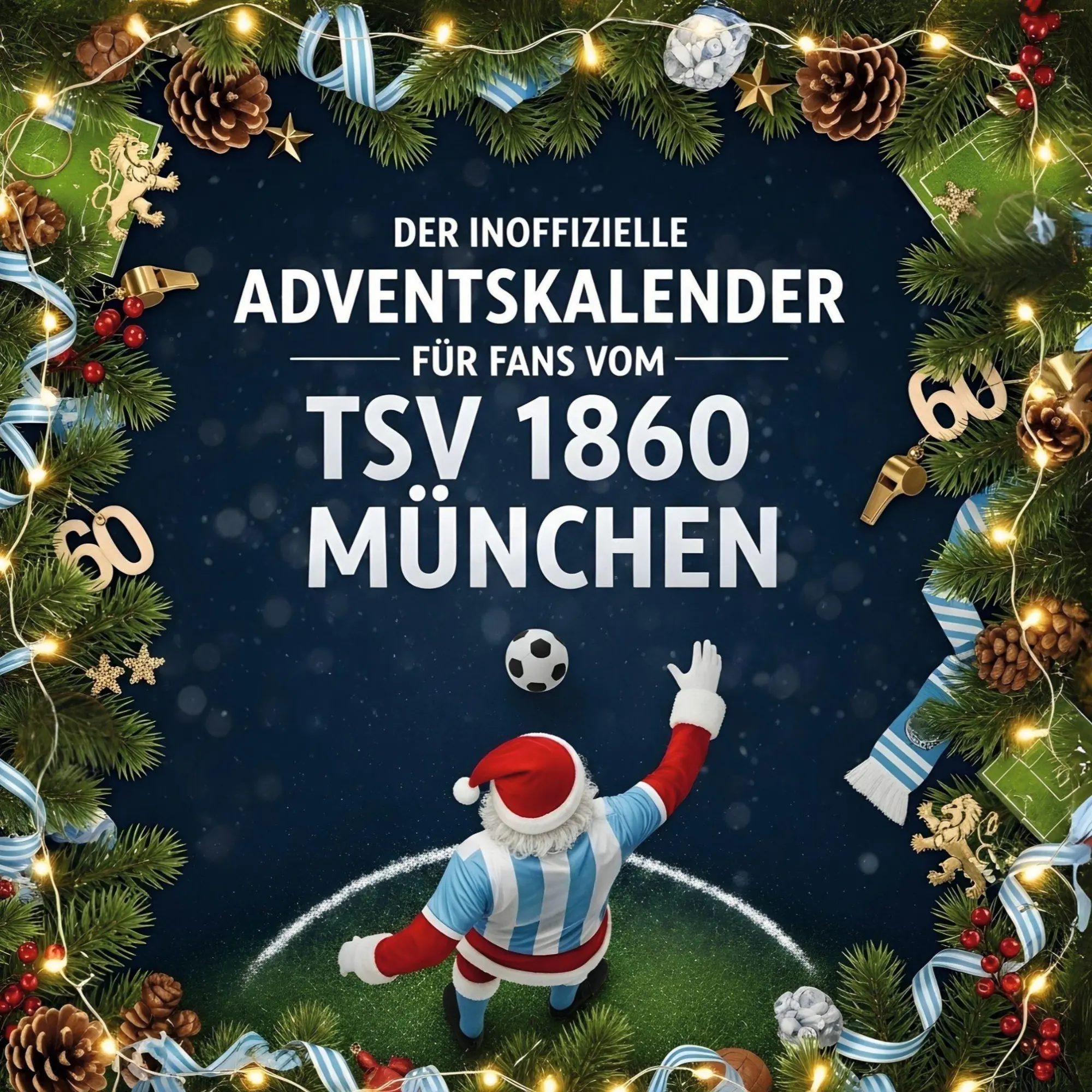 Cover: 9783695307104 | Der inoffizielle Adventskalender für Fans vom TSV 1860 München | Buch