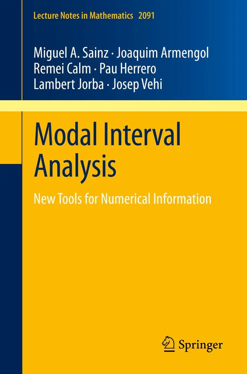 Cover: 9783319017204 | Modal Interval Analysis | New Tools for Numerical Information | Buch