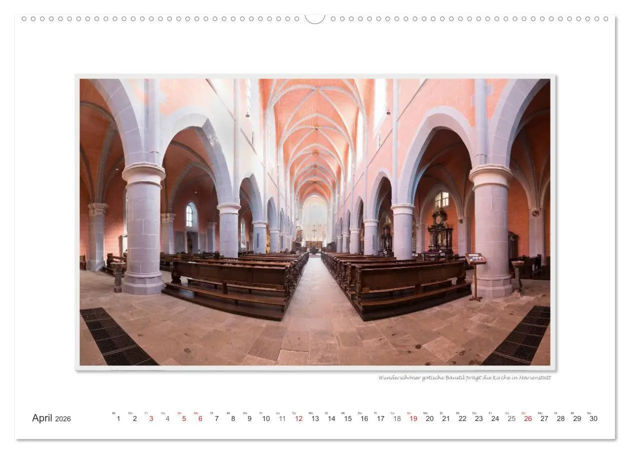 Bild: 9783516197204 | Emotionale Momente: Abtei Marienstatt im Westerwald (Wandkalender...