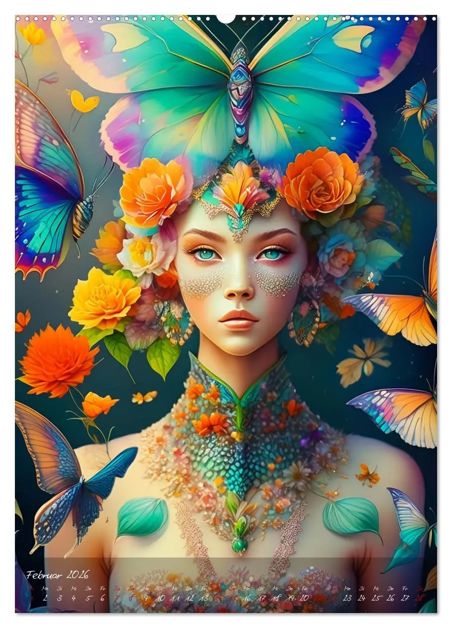 Bild: 9783516267204 | Mystische Frauen - Göttinnen der Metamorphose (Wandkalender 2026...