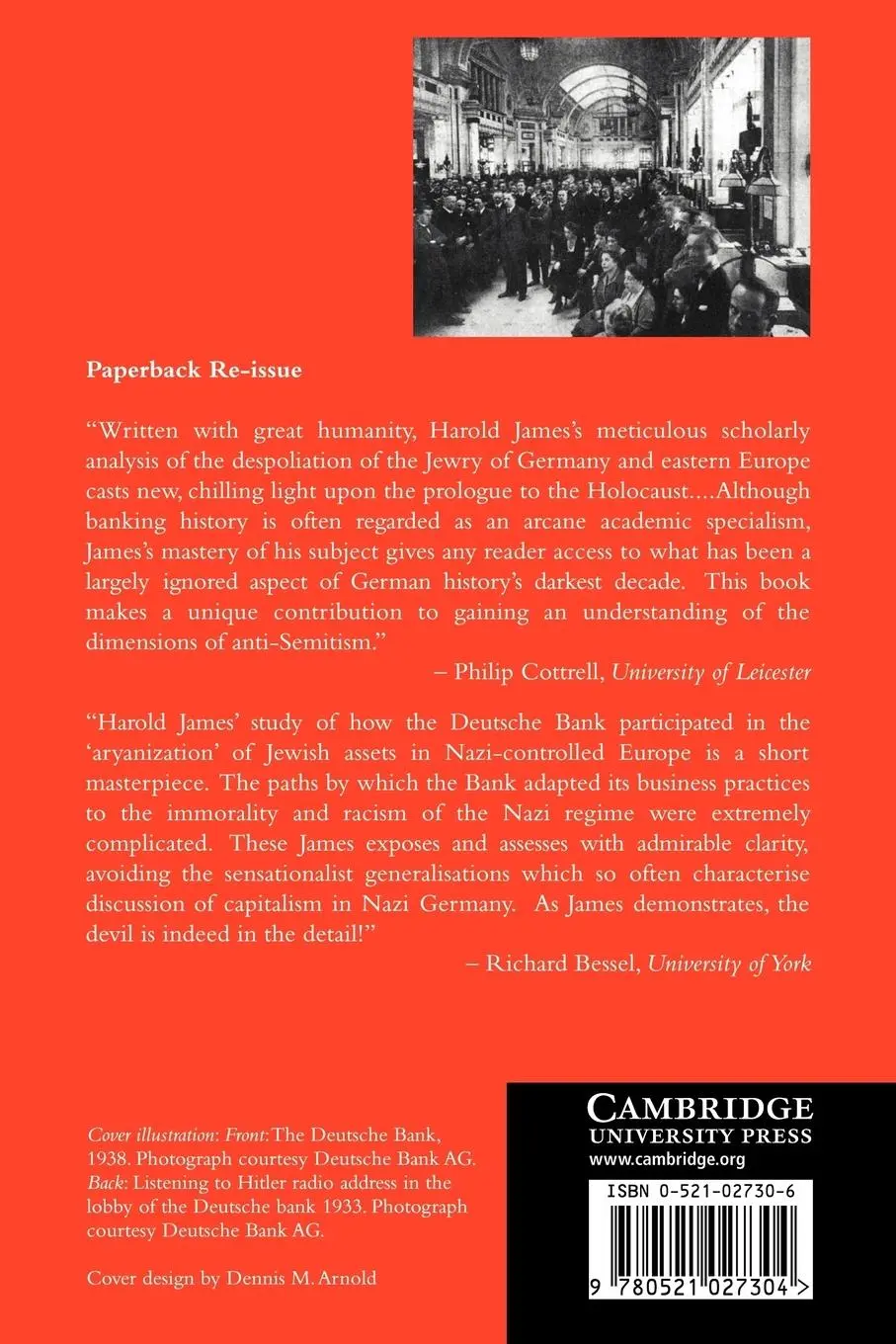 Rückseite: 9780521027304 | The Deutsche Bank and the Nazi Economic War Against the Jews | James