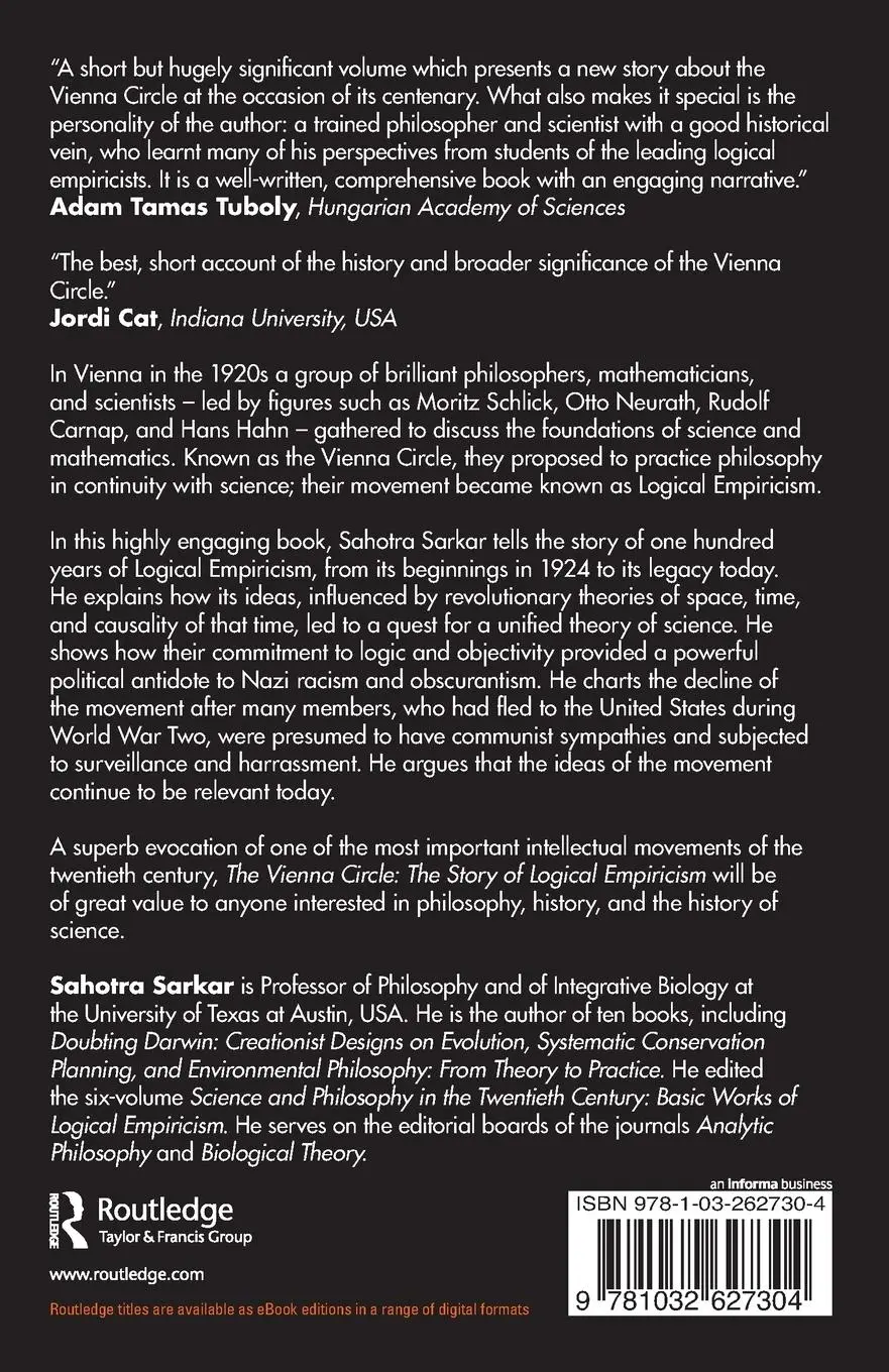 Rückseite: 9781032627304 | The Vienna Circle | The Story of Logical Empiricism | Sahotra Sarkar