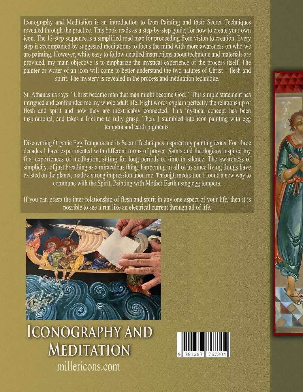 Rückseite: 9781387767304 | Iconography and Meditation | Icon Painting and their Secret Technique