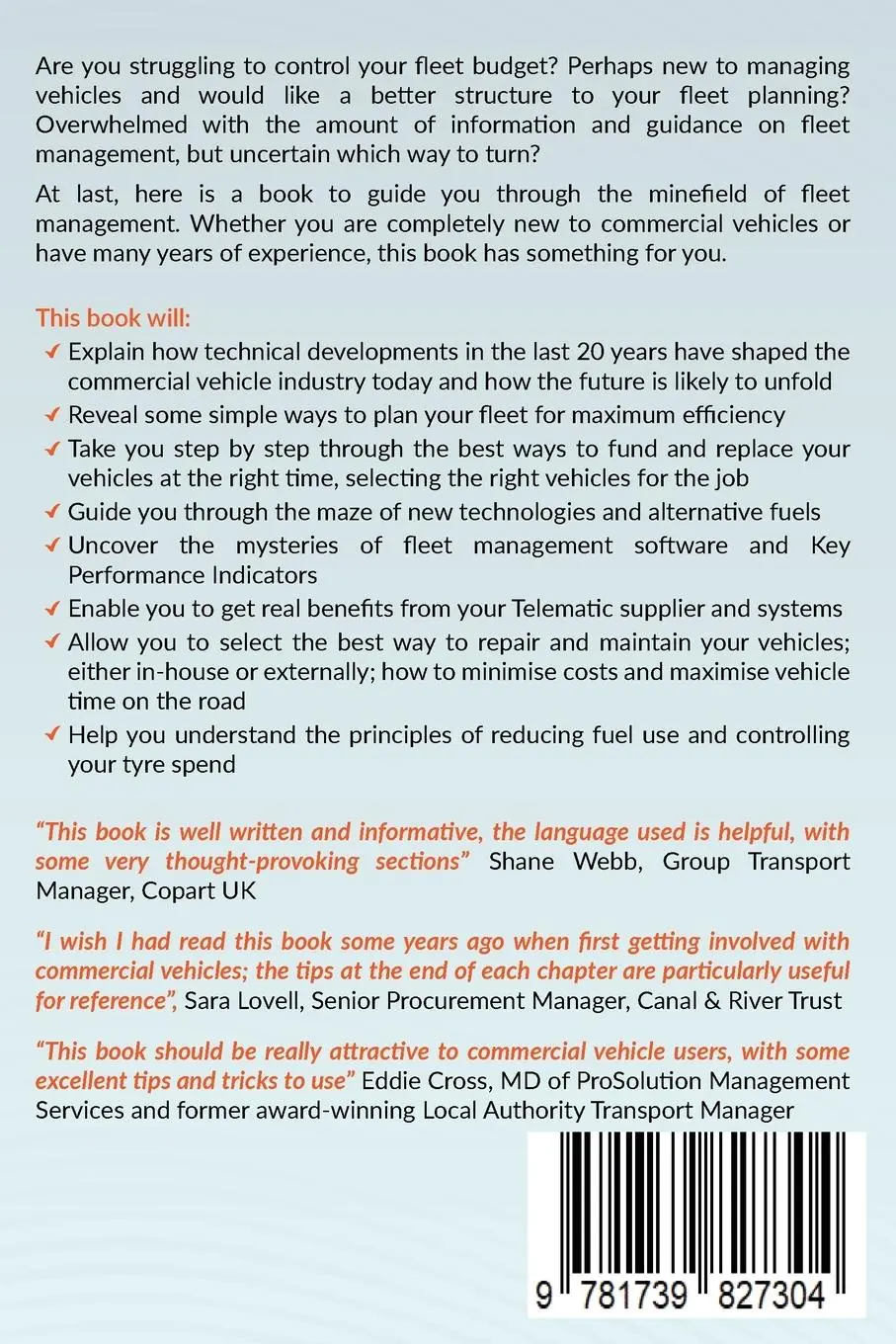 Rückseite: 9781739827304 | The Ultimate Guide to Commercial Vehicle Fleet Management | Wilson