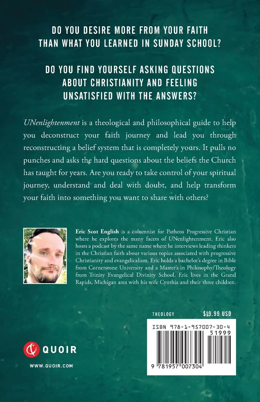 Rückseite: 9781957007304 | UNenlightenment | Eric S English | Taschenbuch | Englisch | 2022