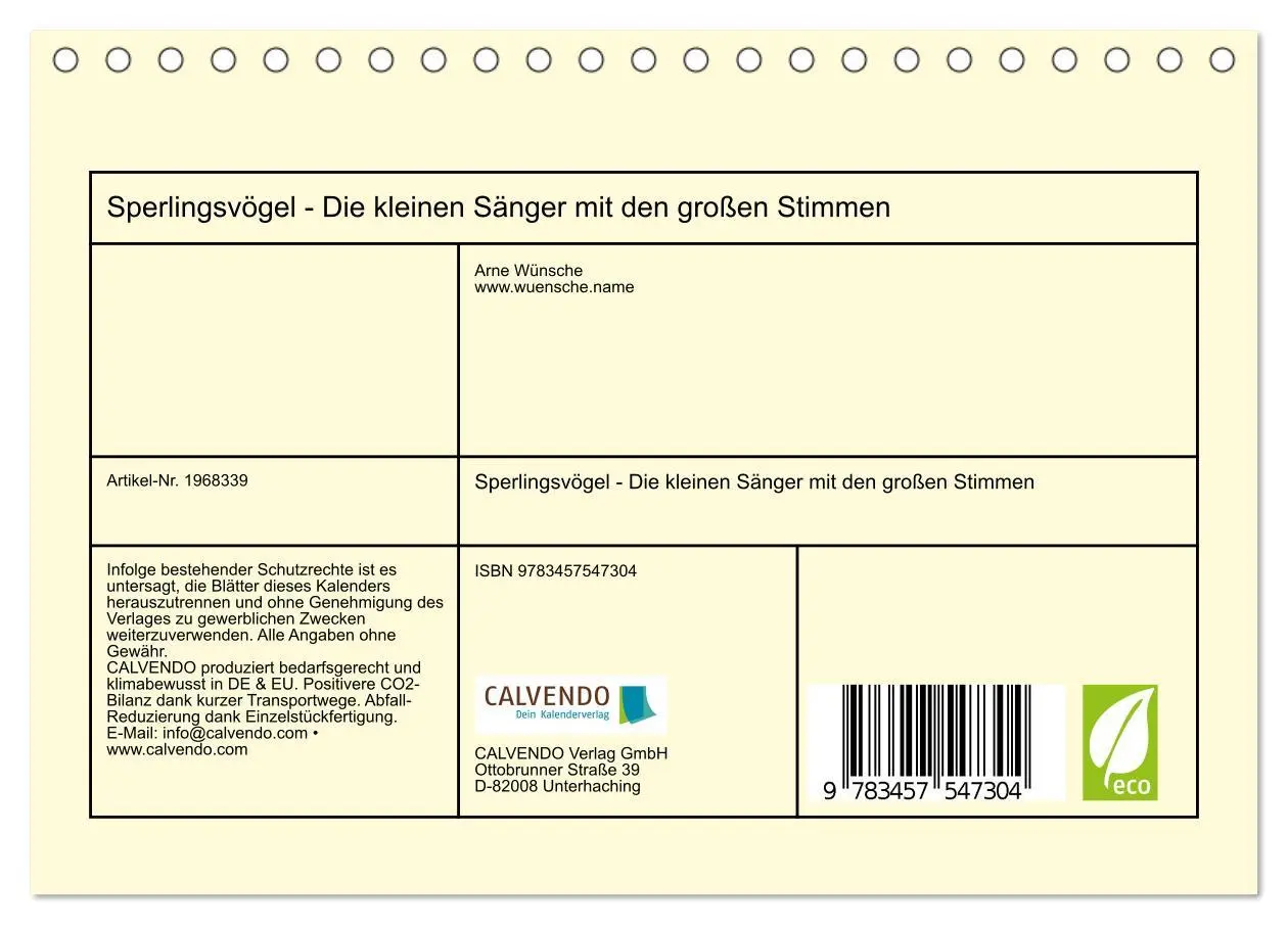 Bild: 9783457547304 | Sperlingsvögel - Die kleinen Sänger mit den großen Stimmen...