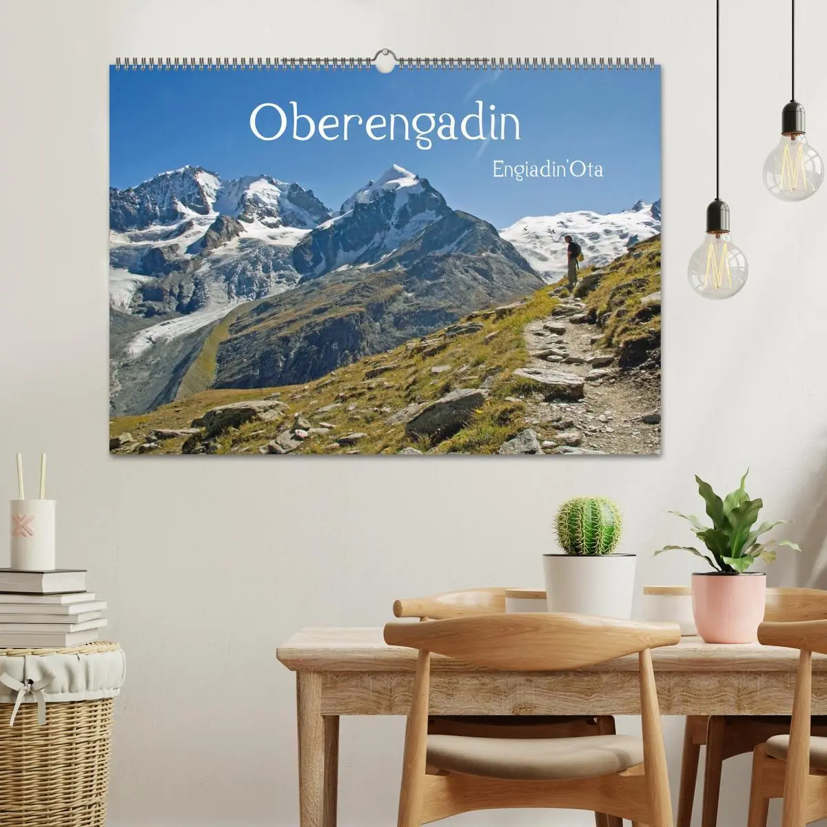 Bild: 9783516017304 | Oberengadin (Wandkalender 2026 DIN A2 quer), CALVENDO Monatskalender