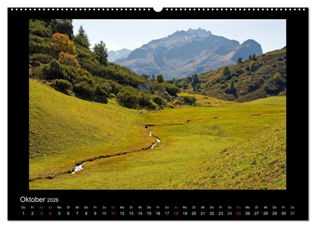 Bild: 9783516017304 | Oberengadin (Wandkalender 2026 DIN A2 quer), CALVENDO Monatskalender