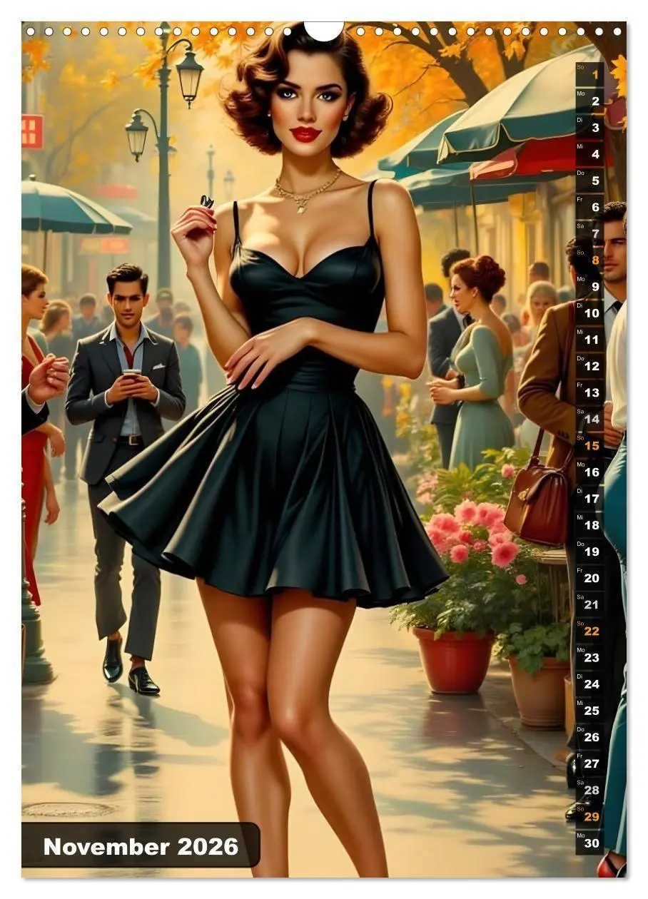 Bild: 9783516707304 | Schöne Zeiten - Schöne Frauen (Wandkalender 2026 DIN A3 hoch),...