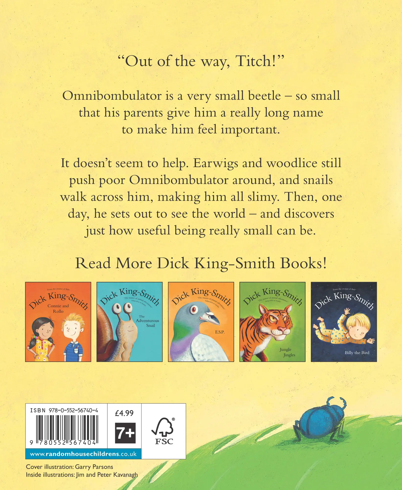Rückseite: 9780552567404 | Omnibombulator | Dick King-Smith | Taschenbuch | Englisch | 2013