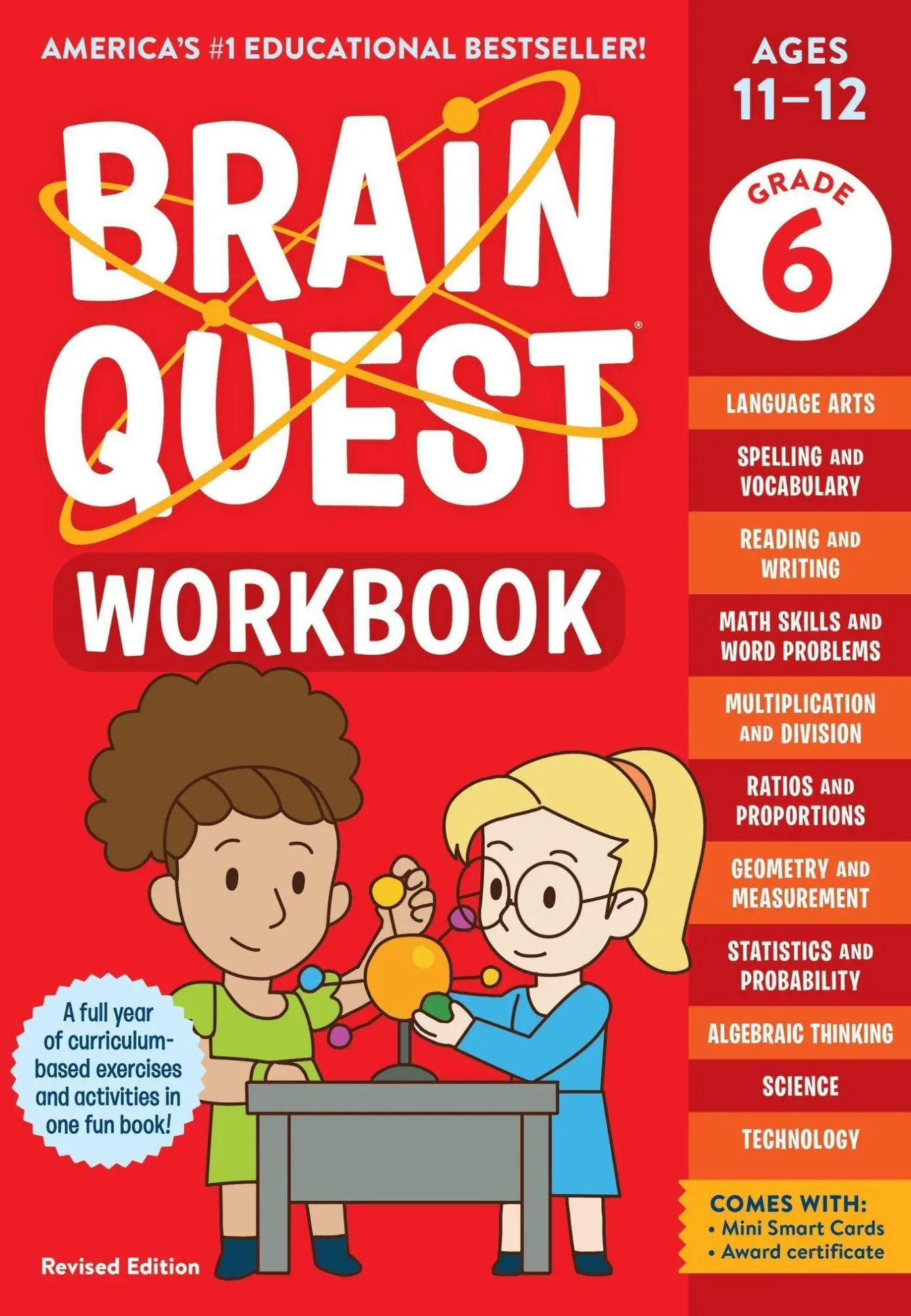 Cover: 9781523517404 | Brain Quest Workbook: 6th Grade Revised Edition | Persephone Walker