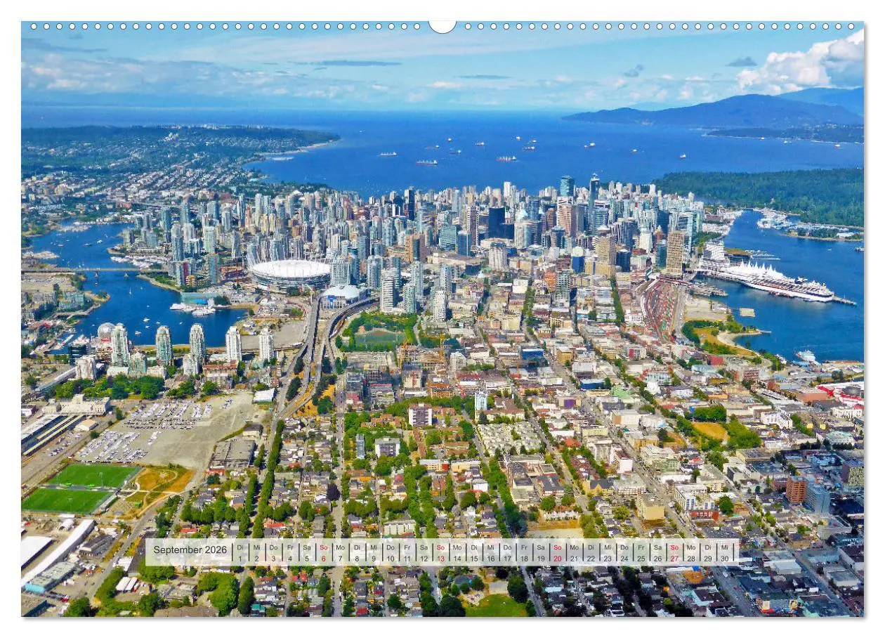 Bild: 9783457777404 | Vancouver Kanada 2026 (Wandkalender 2026 DIN A2 quer), CALVENDO...