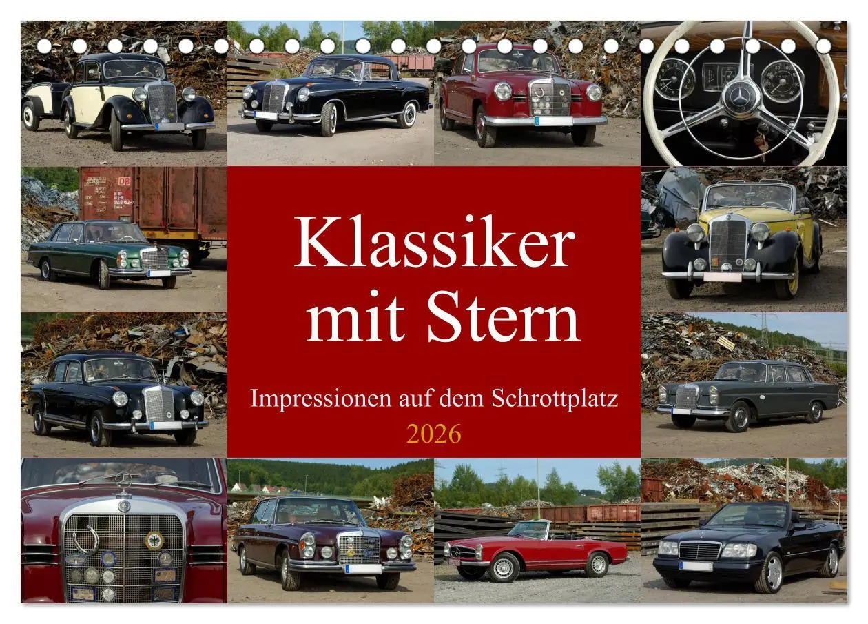Cover: 9783457917404 | Klassiker mit Stern (Tischkalender 2026 DIN A5 quer), CALVENDO...