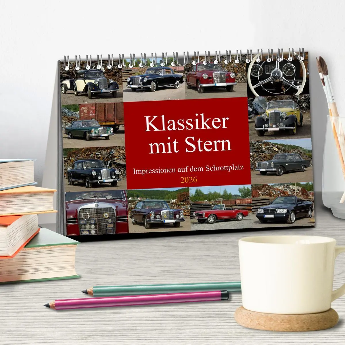 Bild: 9783457917404 | Klassiker mit Stern (Tischkalender 2026 DIN A5 quer), CALVENDO...