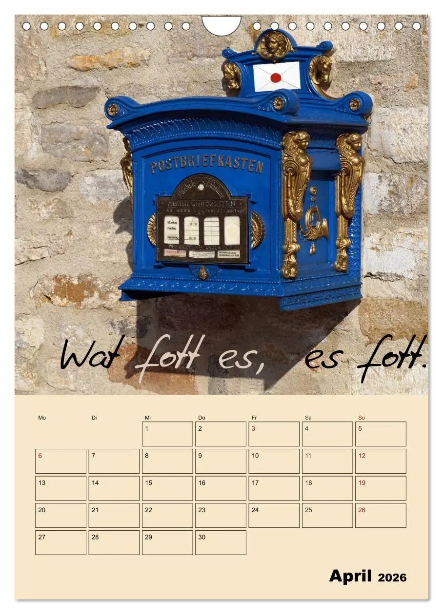 Bild: 9783516487404 | Kölsches Grundgesetz (Wandkalender 2026 DIN A4 hoch), CALVENDO...