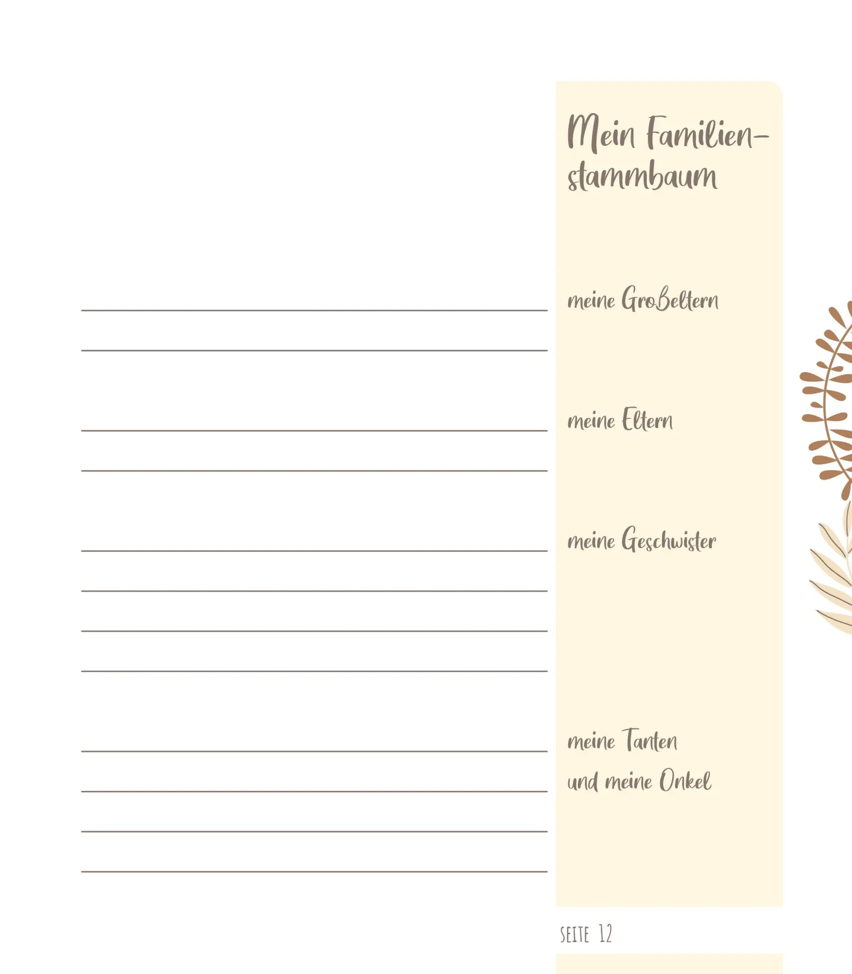 Bild: 9783946527404 | Mein Lebensbuch | Carolin Schaaf | Buch | 72 S. | Deutsch | 2021